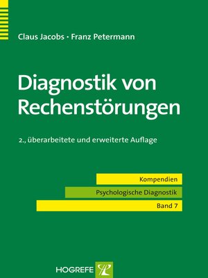 cover image of Diagnostik von Rechenstörungen